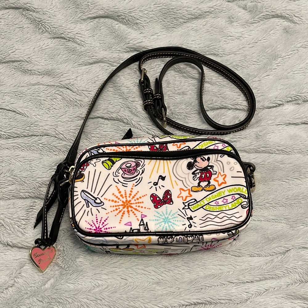 Disney nylon sketch design Dooney & Bourke crossbody/hip bag